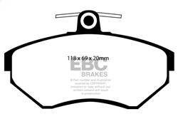 EBC Brakes - EBC Brakes DP31113C Redstuff Ceramic Low Dust Brake Pads - Image 1