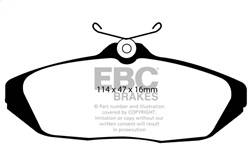 EBC Brakes - EBC Brakes DP31164C Redstuff Ceramic Low Dust Brake Pads - Image 1