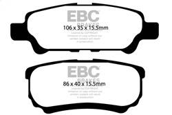 EBC Brakes - EBC Brakes DP31563C Redstuff Ceramic Low Dust Brake Pads - Image 1
