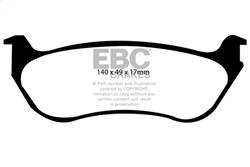 EBC Brakes - EBC Brakes DP31626C Redstuff Ceramic Low Dust Brake Pads - Image 1