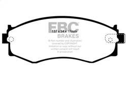 EBC Brakes - EBC Brakes DP3792C Redstuff Ceramic Low Dust Brake Pads - Image 1