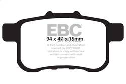 EBC Brakes - EBC Brakes DP31987C Redstuff Ceramic Low Dust Brake Pads - Image 1