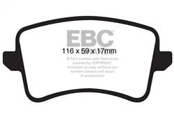 EBC Brakes - EBC Brakes DP31988C Redstuff Ceramic Low Dust Brake Pads - Image 1