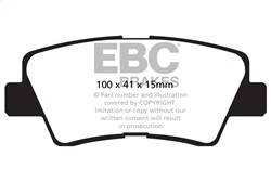 EBC Brakes - EBC Brakes DP32031C Redstuff Ceramic Low Dust Brake Pads - Image 1