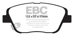 EBC Brakes - EBC Brakes DP31864C Redstuff Ceramic Low Dust Brake Pads - Image 1