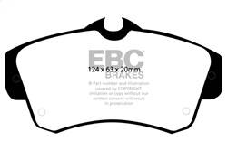 EBC Brakes - EBC Brakes DP21357 Greenstuff 2000 Series Sport Brake Pads - Image 1