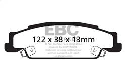 EBC Brakes - EBC Brakes DP21646/2 Greenstuff 2000 Series Sport Brake Pads - Image 1