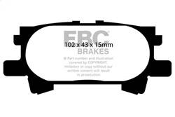EBC Brakes - EBC Brakes DP61682 6000 Series Greenstuff Truck/SUV Brakes Disc Pads - Image 1