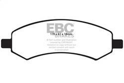 EBC Brakes - EBC Brakes DP61738 6000 Series Greenstuff Truck/SUV Brakes Disc Pads - Image 1