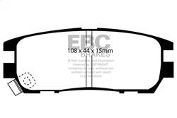 EBC Brakes - EBC Brakes DP6958 6000 Series Greenstuff Truck/SUV Brakes Disc Pads - Image 1