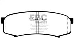 EBC Brakes - EBC Brakes DP6993 6000 Series Greenstuff Truck/SUV Brakes Disc Pads - Image 1