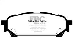 EBC Brakes - EBC Brakes DP41687R Yellowstuff Street And Track Brake Pads - Image 1
