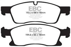 EBC Brakes - EBC Brakes DP41871R Yellowstuff Street And Track Brake Pads - Image 1