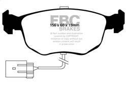 EBC Brakes - EBC Brakes DP4956R Yellowstuff Street And Track Brake Pads - Image 1