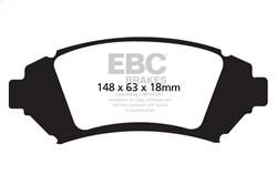 EBC Brakes - EBC Brakes UD1076 Ultimax OEM Replacement Brake Pads - Image 1