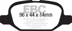 EBC Brakes - EBC Brakes UD1569 Ultimax OEM Replacement Brake Pads - Image 1