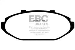 EBC Brakes - EBC Brakes UD748 Ultimax OEM Replacement Brake Pads - Image 1