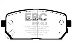 EBC Brakes - EBC Brakes UD1296 Ultimax OEM Replacement Brake Pads - Image 1