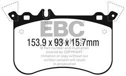 EBC Brakes - EBC Brakes DP32311C Redstuff Ceramic Low Dust Brake Pads - Image 1