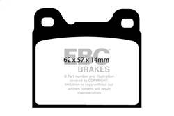 EBC Brakes - EBC Brakes DP31043C Redstuff Ceramic Low Dust Brake Pads - Image 1
