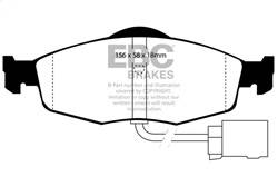 EBC Brakes - EBC Brakes DP3955C Redstuff Ceramic Low Dust Brake Pads - Image 1