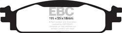 EBC Brakes - EBC Brakes DP31825C Redstuff Ceramic Low Dust Brake Pads - Image 1