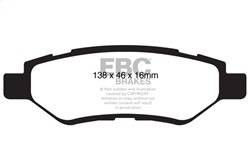 EBC Brakes - EBC Brakes DP31829C Redstuff Ceramic Low Dust Brake Pads - Image 1