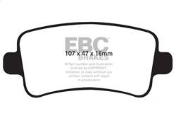 EBC Brakes - EBC Brakes DP22016 Greenstuff 2000 Series Sport Brake Pads - Image 1