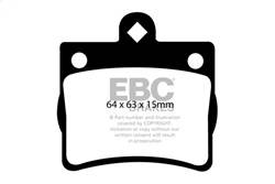 EBC Brakes - EBC Brakes DP21135 Greenstuff 2000 Series Sport Brake Pads - Image 1