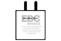 EBC Brakes - EBC Brakes DP2543 Greenstuff 2000 Series Sport Brake Pads - Image 1