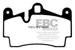 EBC Brakes - EBC Brakes DP41474R Yellowstuff Street And Track Brake Pads - Image 1