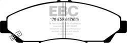 EBC Brakes - EBC Brakes UD1378 Ultimax OEM Replacement Brake Pads - Image 1