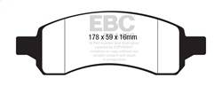 EBC Brakes - EBC Brakes UD11691 Ultimax OEM Replacement Brake Pads - Image 1
