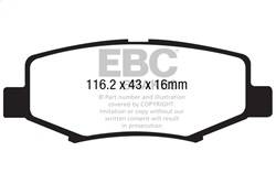 EBC Brakes - EBC Brakes UD1274 Ultimax OEM Replacement Brake Pads - Image 1