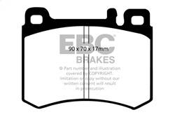 EBC Brakes - EBC Brakes UD424 Ultimax OEM Replacement Brake Pads - Image 1
