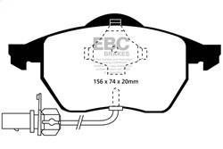 EBC Brakes - EBC Brakes DP31114C Redstuff Ceramic Low Dust Brake Pads - Image 1