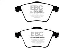 EBC Brakes - EBC Brakes DP31574C Redstuff Ceramic Low Dust Brake Pads - Image 1