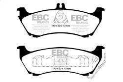 EBC Brakes - EBC Brakes DP31437C Redstuff Ceramic Low Dust Brake Pads - Image 1