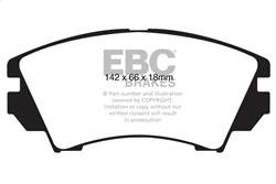 EBC Brakes - EBC Brakes DP32014C Redstuff Ceramic Low Dust Brake Pads - Image 1