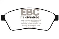 EBC Brakes - EBC Brakes DP31859C Redstuff Ceramic Low Dust Brake Pads - Image 1