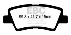 EBC Brakes - EBC Brakes DP31865C Redstuff Ceramic Low Dust Brake Pads - Image 1