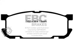 EBC Brakes - EBC Brakes DP41453R Yellowstuff Street And Track Brake Pads - Image 1