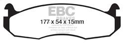 EBC Brakes - EBC Brakes DP41786R Yellowstuff Street And Track Brake Pads - Image 1