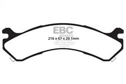 EBC Brakes - EBC Brakes DP41663R Yellowstuff Street And Track Brake Pads - Image 1