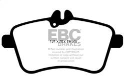 EBC Brakes - EBC Brakes DP41580R Yellowstuff Street And Track Brake Pads - Image 1