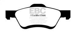 EBC Brakes - EBC Brakes UD10471 Ultimax OEM Replacement Brake Pads - Image 1