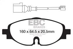EBC Brakes - EBC Brakes UD1760 Ultimax OEM Replacement Brake Pads - Image 1