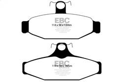 EBC Brakes - EBC Brakes DP31167C Redstuff Ceramic Low Dust Brake Pads - Image 1