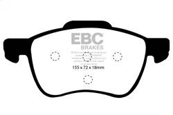 EBC Brakes - EBC Brakes DP31229C Redstuff Ceramic Low Dust Brake Pads - Image 1