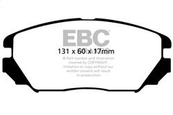 EBC Brakes - EBC Brakes DP31757C Redstuff Ceramic Low Dust Brake Pads - Image 1